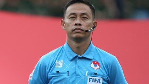 Trọng tài Ngô Duy Lân cầm còi ở AFC Champion League 2023/24